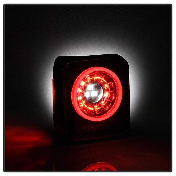 Black LED Tail Lights <br>19-20 Jeep Wrangler