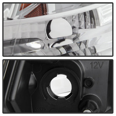 Version 2 Chrome Switch Back Light Bar Turn Signal Projector Headlights <br>09-18 Dodge Ram 1500 2500 3500