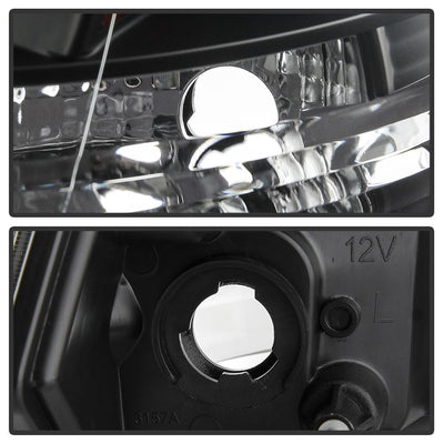 Version 2 Black Switch Back Light Bar Turn Signal Projector Headlights <br>09-18 Dodge Ram 1500 2500 3500