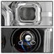 Switch Back Sequential Turn Signal Light Bar Chrome Projector Headlights <br>17-19 Ford F-450 Super Duty F-250 Super Duty F-350 Super Duty