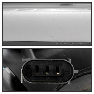 Switch Back Sequential Turn Signal Light Bar Chrome Projector Headlights <br>17-19 Ford F-450 Super Duty F-250 Super Duty F-350 Super Duty
