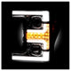 Switch Back Sequential Turn Signal Light Bar Chrome Projector Headlights <br>17-19 Ford F-450 Super Duty F-250 Super Duty F-350 Super Duty