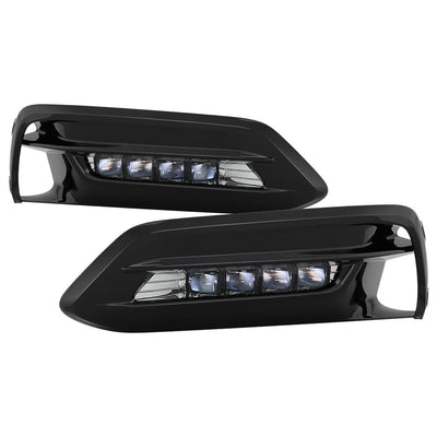Clear OEM LED Fog Lights W/OEM Fit Switch <br>18-20 Honda Accord