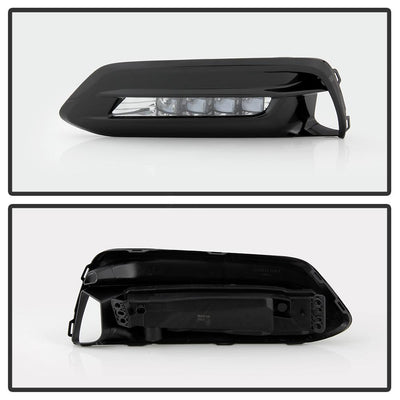 Clear OEM LED Fog Lights W/OEM Fit Switch <br>18-20 Honda Accord