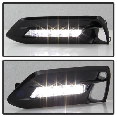Clear OEM LED Fog Lights W/OEM Fit Switch <br>18-20 Honda Accord