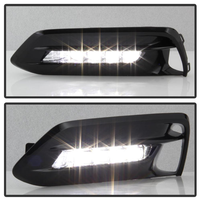 Clear OEM LED Fog Lights W/OEM Fit Switch <br>18-20 Honda Accord