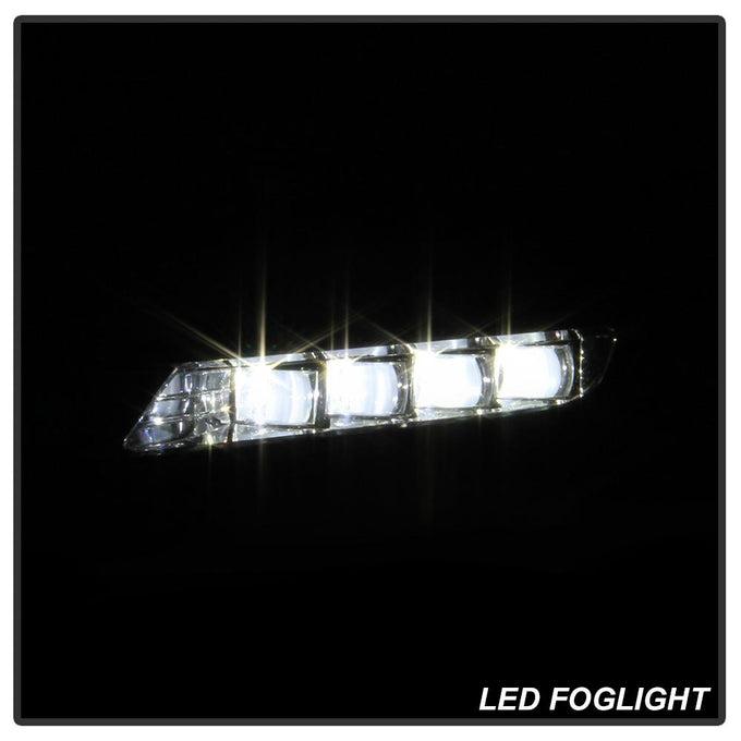 Clear OEM LED Fog Lights W/OEM Fit Switch <br>18-20 Honda Accord
