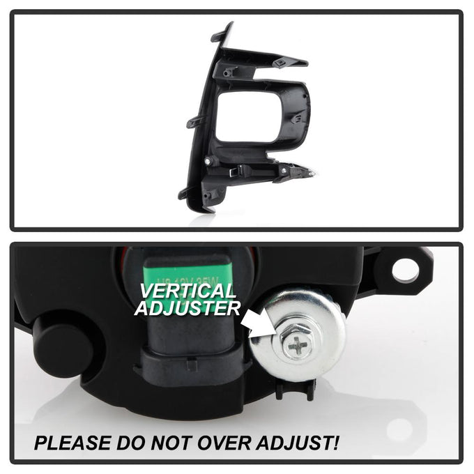 Clear OEM Fog Light W/OEM Style Switch <br>18-20 Toyota Sienna