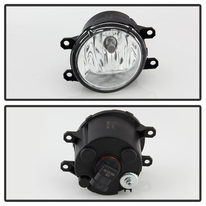 Clear OEM Fog Light W/OEM Style Switch <br>11-17 Toyota Sienna