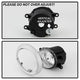 Clear OEM Fog Light W/OEM Style Switch <br>11-17 Toyota Sienna