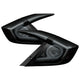 Black Smoke LED Tail Lights <br>16-19 Honda Civic