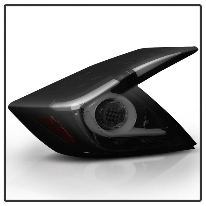 Black Smoke LED Tail Lights <br>16-19 Honda Civic