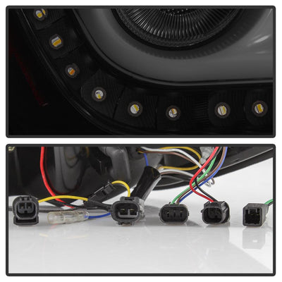 Black Smoke LED Tail Lights <br>16-19 Honda Civic