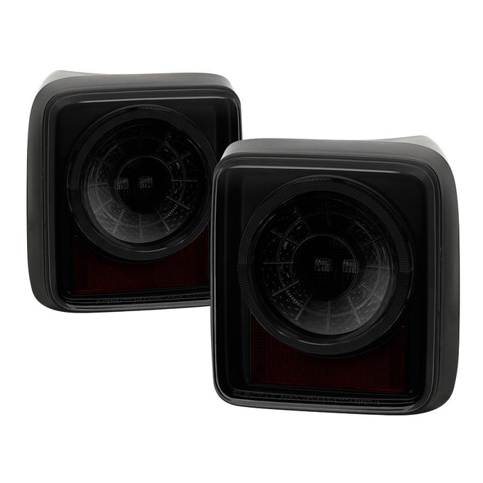 Black Smoke LED Tail Lights <br>19-20 Jeep Wrangler