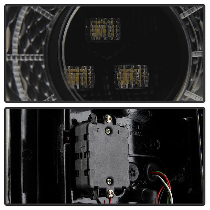 Black Smoke LED Tail Lights <br>19-20 Jeep Wrangler