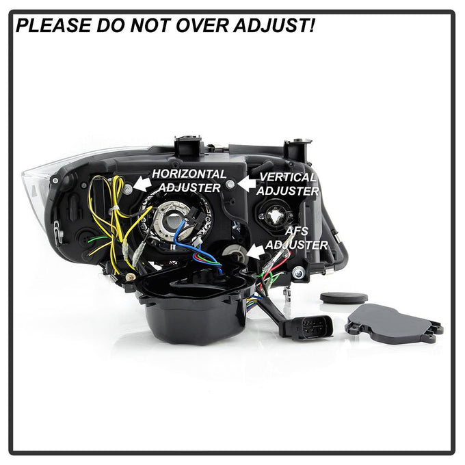 LED Turn Signal Black Projector Headlights <br>09-12 BMW 328i 335i M3 328i xDrive 335i xDrive
