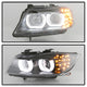 LED Turn Signal Black Projector Headlights <br>09-12 BMW 328i 335i M3 328i xDrive 335i xDrive