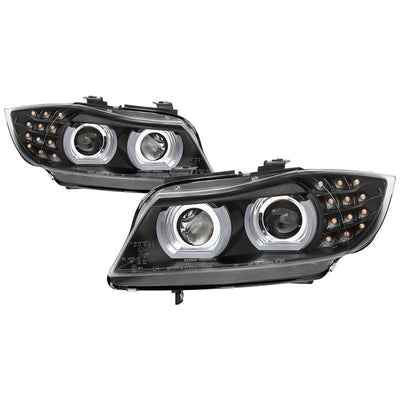AFS Function Disable Black LED Turn Signal Projector Headlights <br>09-12 BMW 328i 335i M3 328i xDrive 335i xDrive