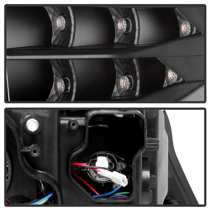 AFS Function Disable Black LED Turn Signal Projector Headlights <br>09-12 BMW 328i 335i M3 328i xDrive 335i xDrive