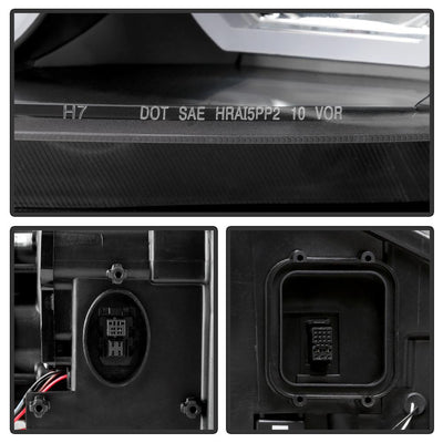 AFS Function Disable Black LED Turn Signal Projector Headlights <br>09-12 BMW 328i 335i M3 328i xDrive 335i xDrive