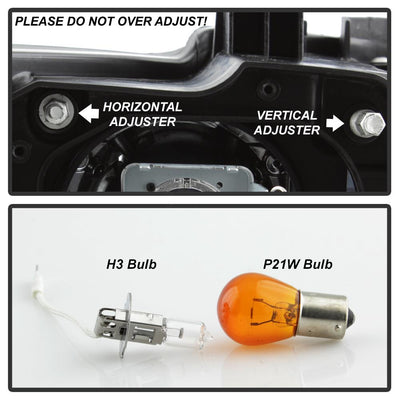 LED DRL Chrome Projector Headlights <br>08-10 BMW 328i 335i M3 08 BMW 328xi 335xi