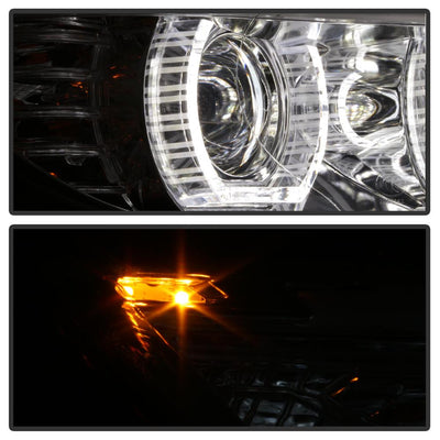 LED DRL Chrome Projector Headlights <br>08-10 BMW 328i 335i M3 08 BMW 328xi 335xi