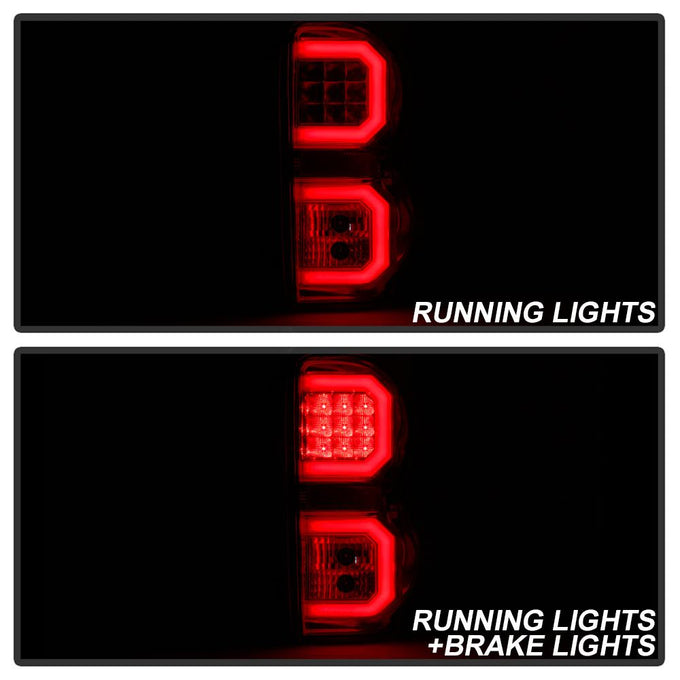 Chrome LED Tail Lights <br>04-09 Dodge Durango