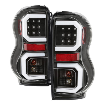 Black LED Tail Lights <br>04-09 Dodge Durango
