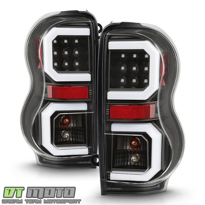 Black LED Tail Lights <br>04-09 Dodge Durango