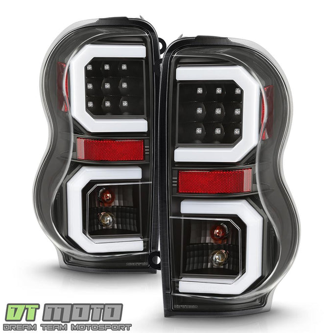 Black LED Tail Lights <br>04-09 Dodge Durango