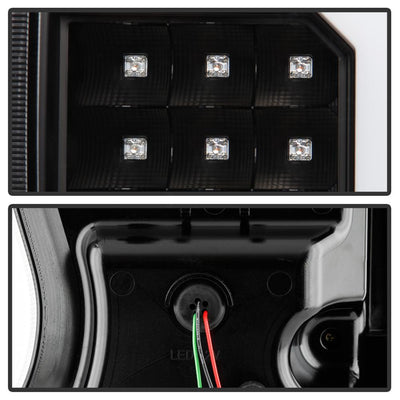 Black LED Tail Lights <br>04-09 Dodge Durango