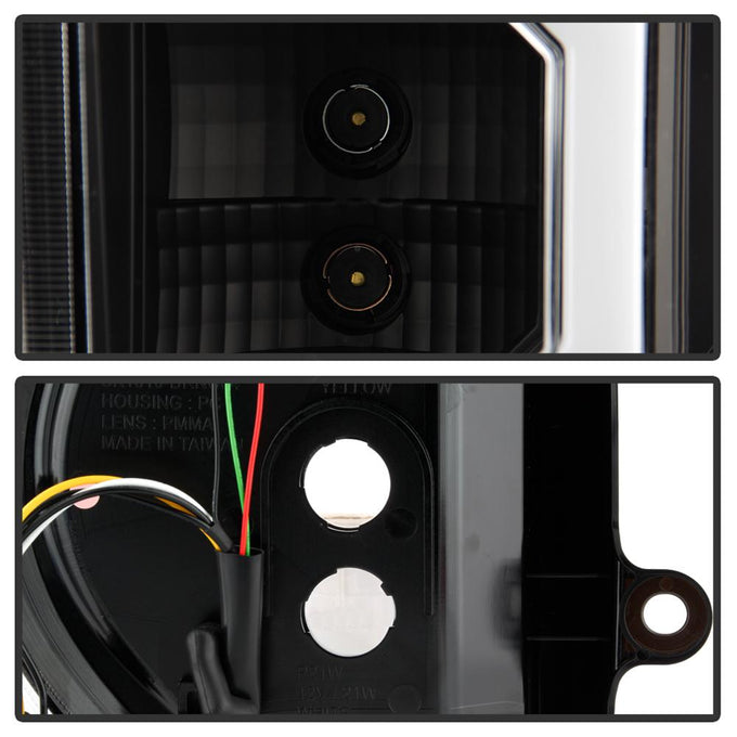 Black LED Tail Lights <br>04-09 Dodge Durango