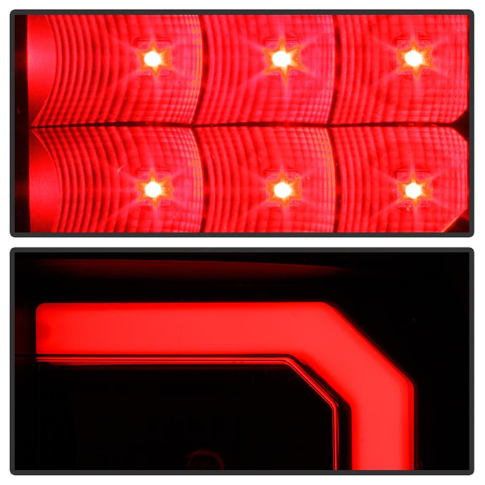 Black LED Tail Lights <br>04-09 Dodge Durango