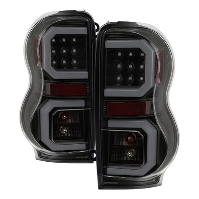 Black Smoke LED Tail Lights <br>04-09 Dodge Durango