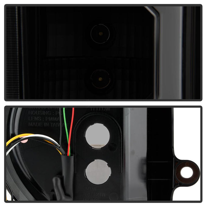 Black Smoke LED Tail Lights <br>04-09 Dodge Durango