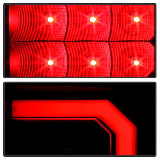 Black Smoke LED Tail Lights <br>04-09 Dodge Durango