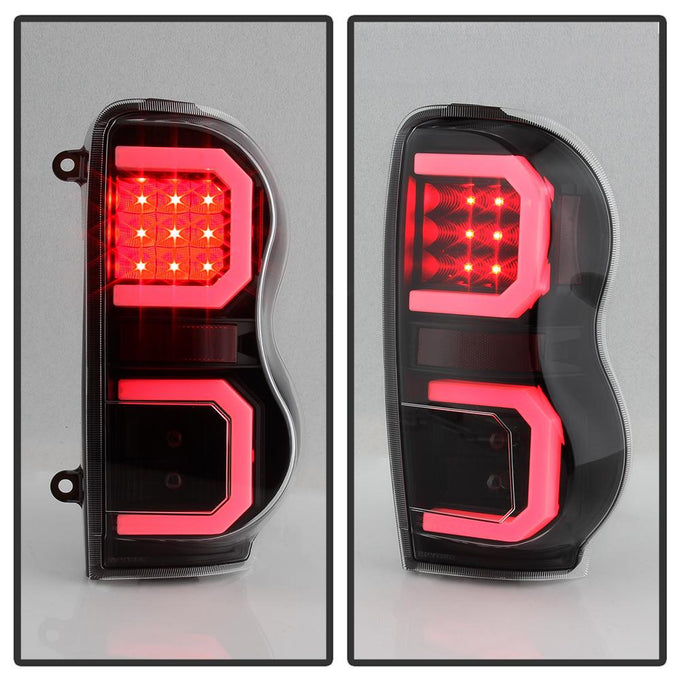 Black Smoke LED Tail Lights <br>04-09 Dodge Durango