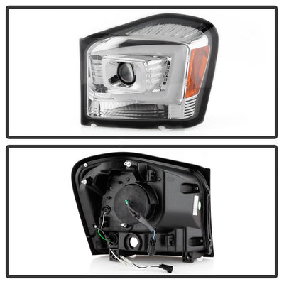 Chrome Projector Headlights <br>04-06 Dodge Durango