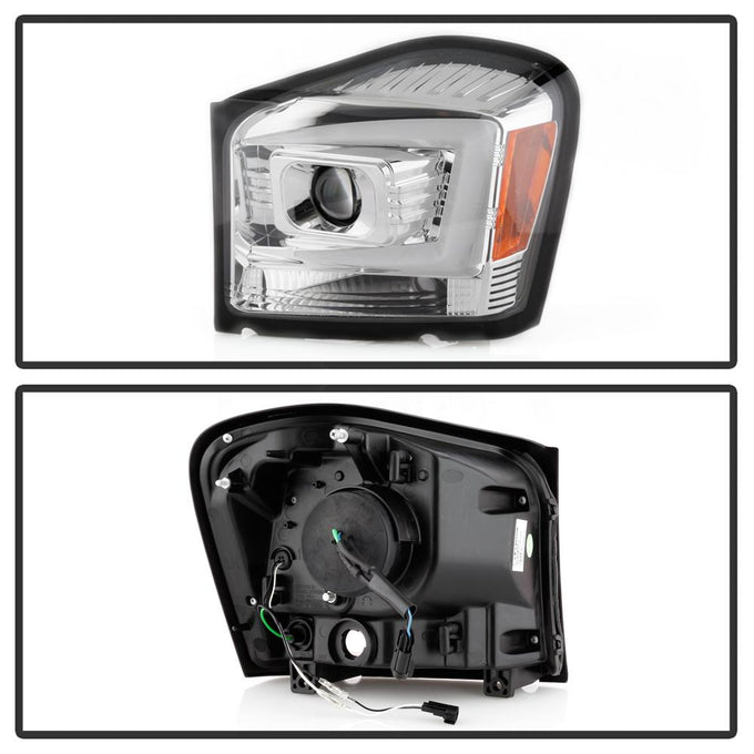Chrome Projector Headlights <br>04-06 Dodge Durango