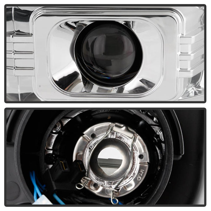 Chrome Projector Headlights <br>04-06 Dodge Durango