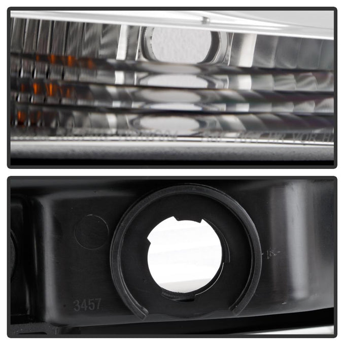 Chrome Projector Headlights <br>04-06 Dodge Durango