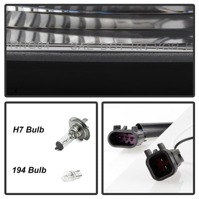 Chrome Projector Headlights <br>04-06 Dodge Durango