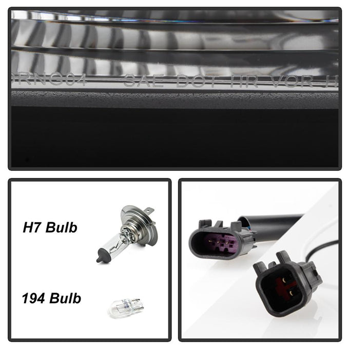 Chrome Projector Headlights <br>04-06 Dodge Durango
