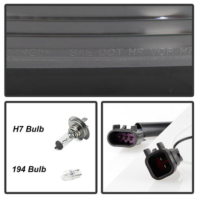 Black Projector Headlights <br>04-06 Dodge Durango