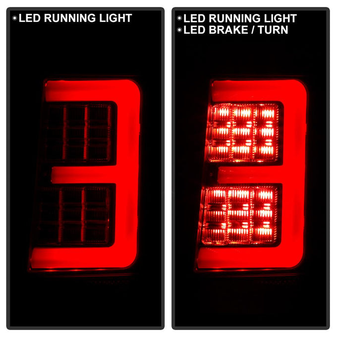 Black LED Tail Lights <br>07-10 Jeep Grand Cherokee