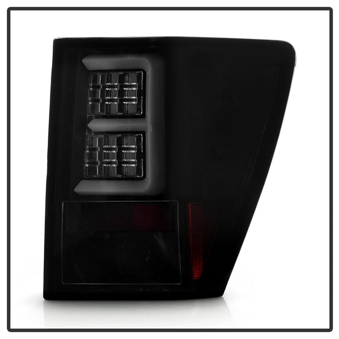 Black Smoke LED Tail Lights <br>07-10 Jeep Grand Cherokee