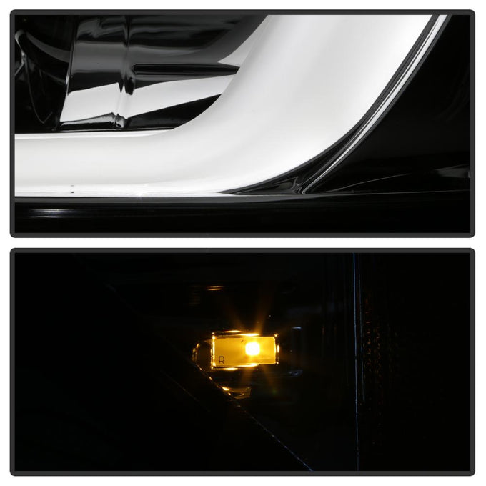 Light Bar Chrome Projector Headlights <br>06-07 Chevrolet Monte Carlo 06-13 Chevrolet Impala