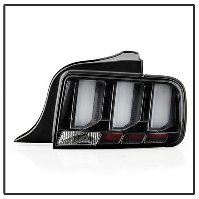 Black LED Tail Lights <br>05-09 Ford Mustang