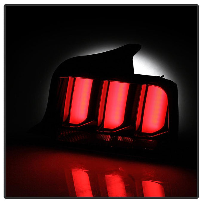 Black LED Tail Lights <br>05-09 Ford Mustang