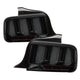 Smoke LED Tail Lights <br>05-09 Ford Mustang